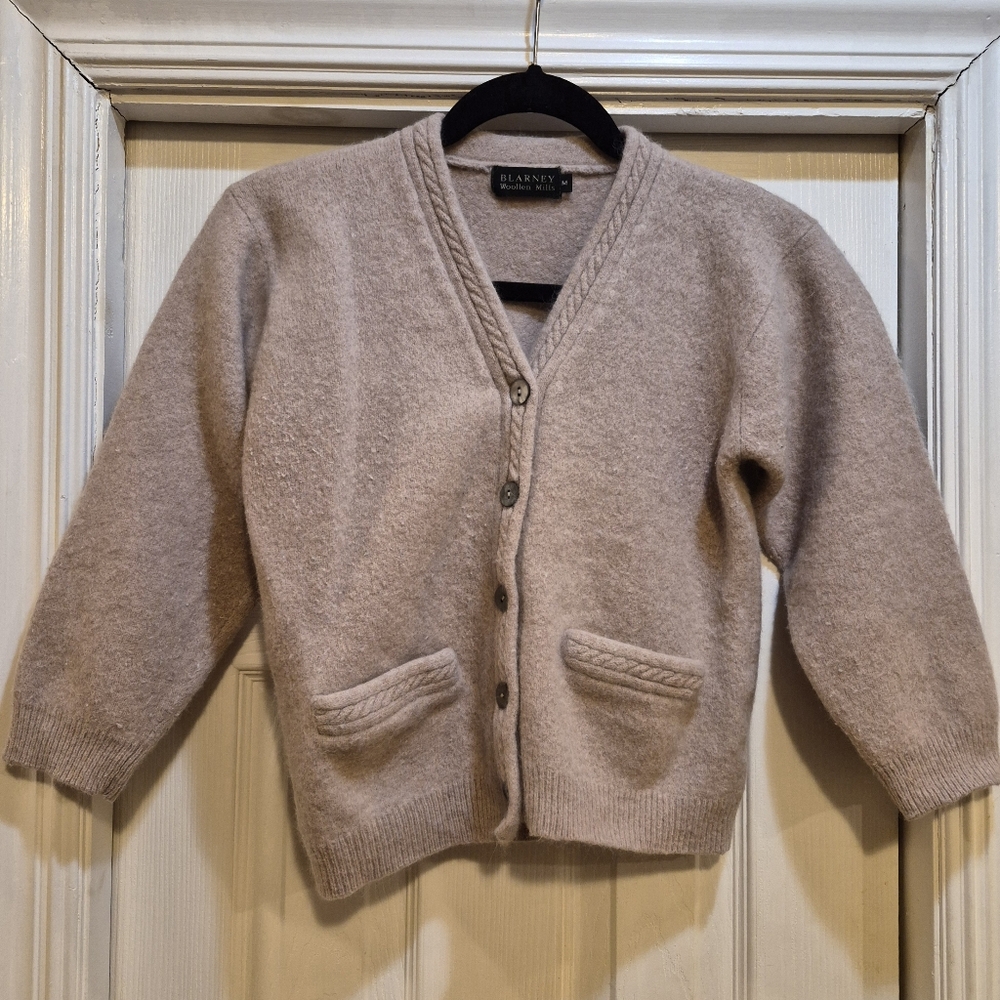 Blarney Woolen Mills wool cardigan Medium 🦂